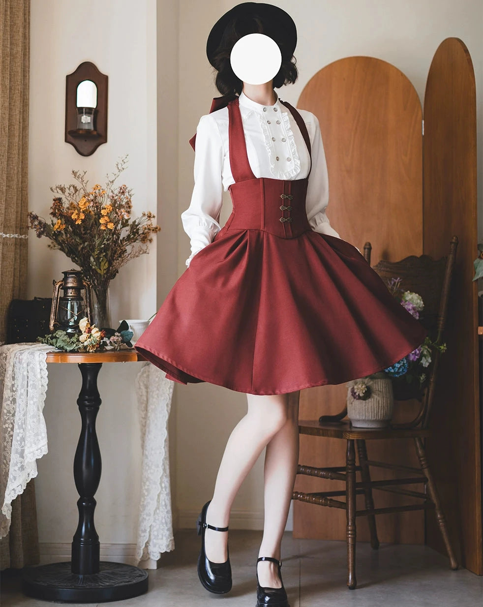 [Pre-order] Forest Carol Jumper Skirt - Short Length