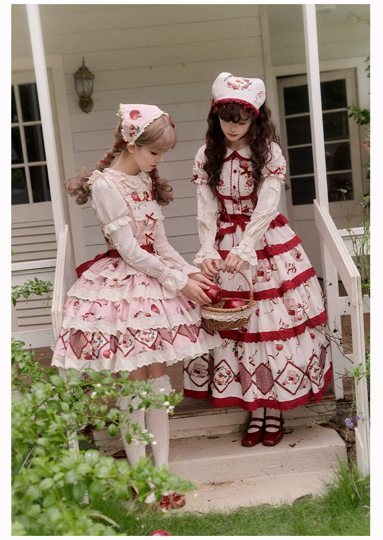 Apple Orchard Short skirt and sleeveless top set