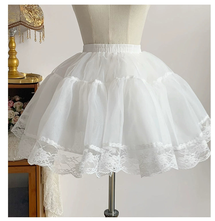 ふんわりレースパニエ40cm