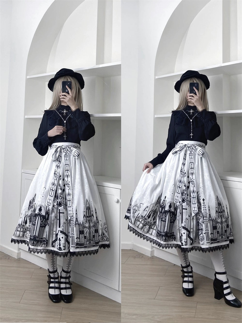 【販売期間終了】Sanctuary ゴスロリプリントスカート