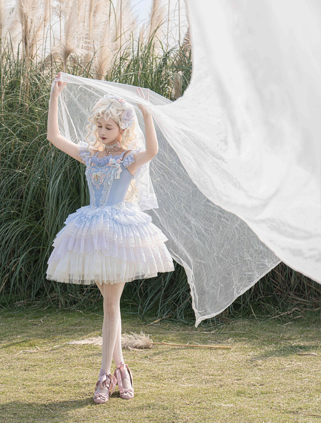 [Sale period ended] Dream Dance mini dress (single item/full set)