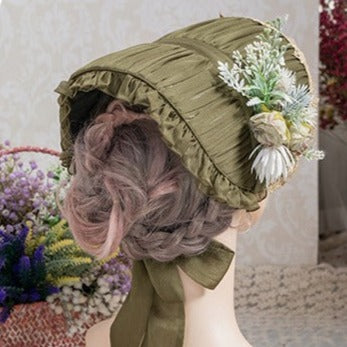 Only available with simultaneous purchase [Sales period ended] Porcelain Flower Garden Flat Hat