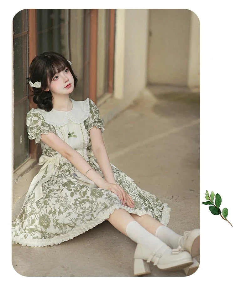 Forest Animals 2way short sleeve dress