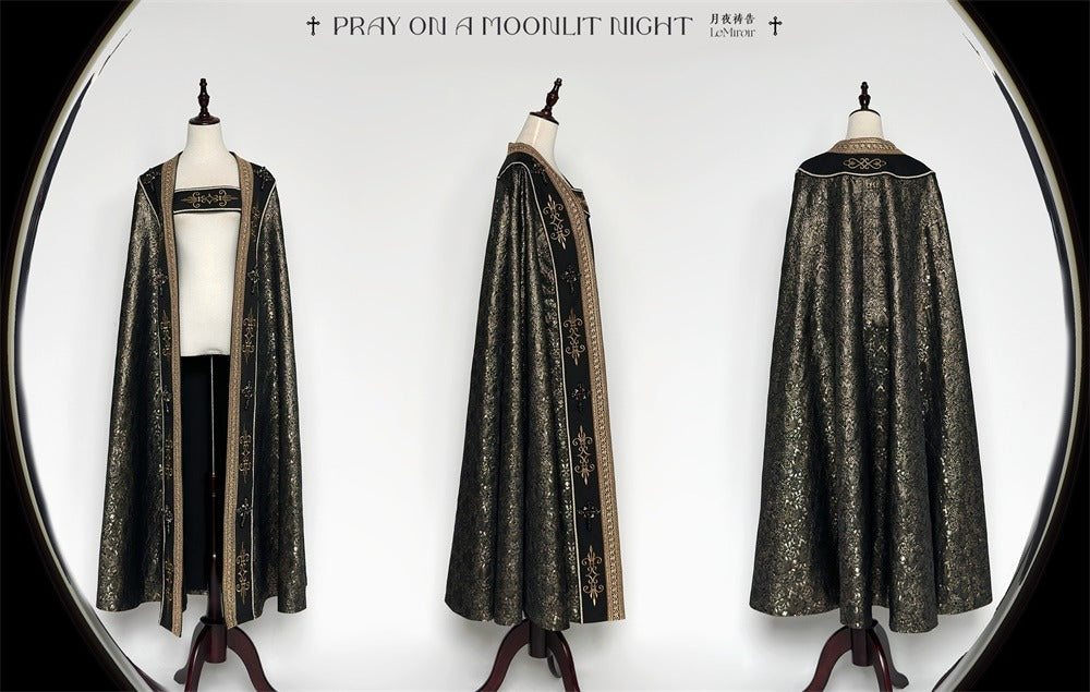 [Resale/Pre-orders until 10/16] Pray on a Moonlight Night Long Cloak