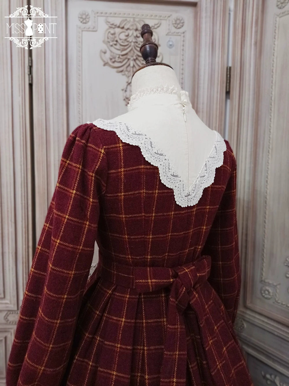 [Pre-order] British Classical Lolita Warm Check Dress