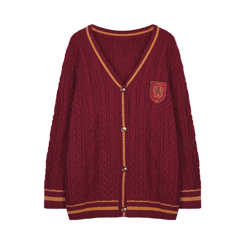 【予約販売】ホグワーツ魔法魔術学校 ルーズフィットケーブルカーディガン