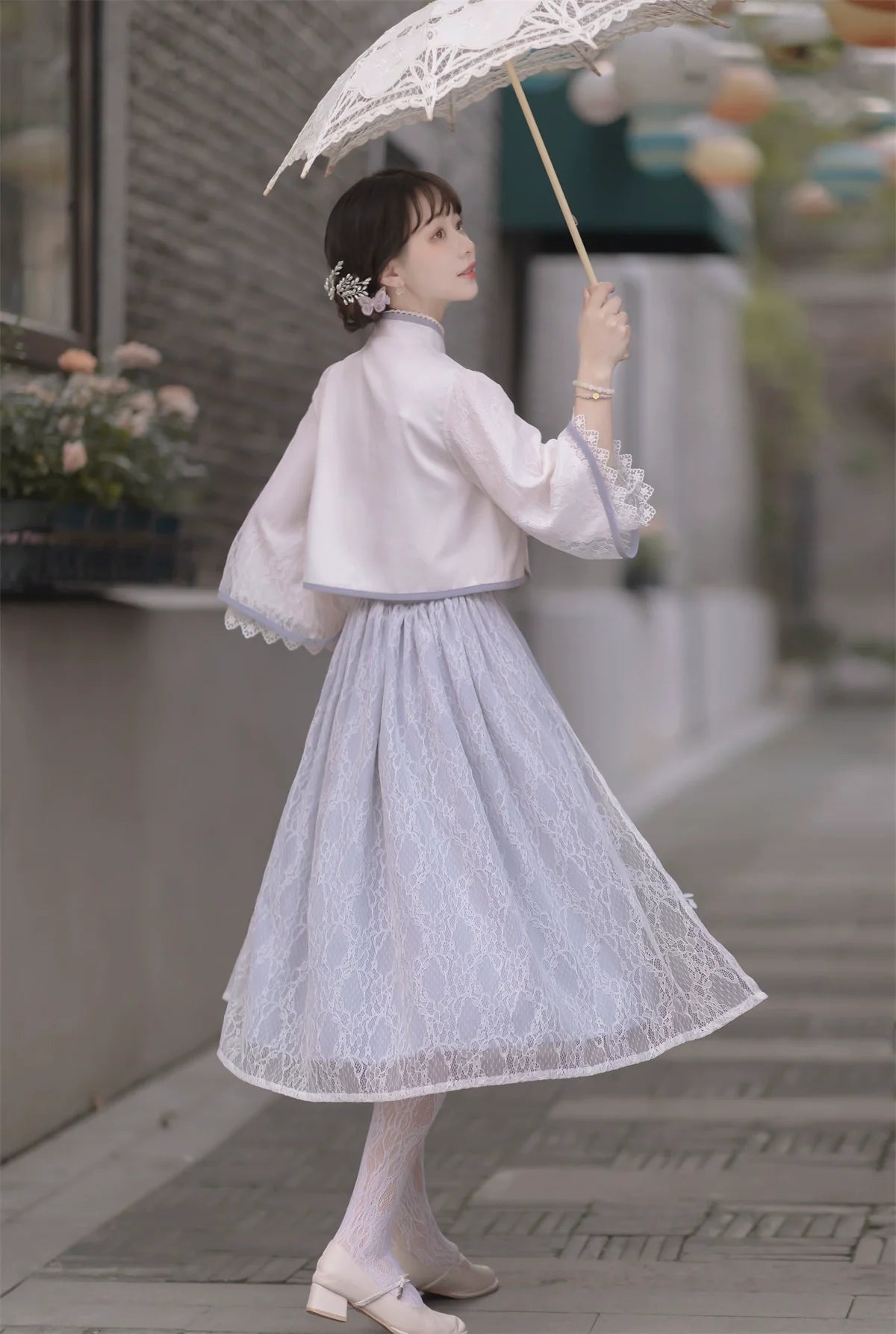 Wisteria butterfly and wisteria loli setup