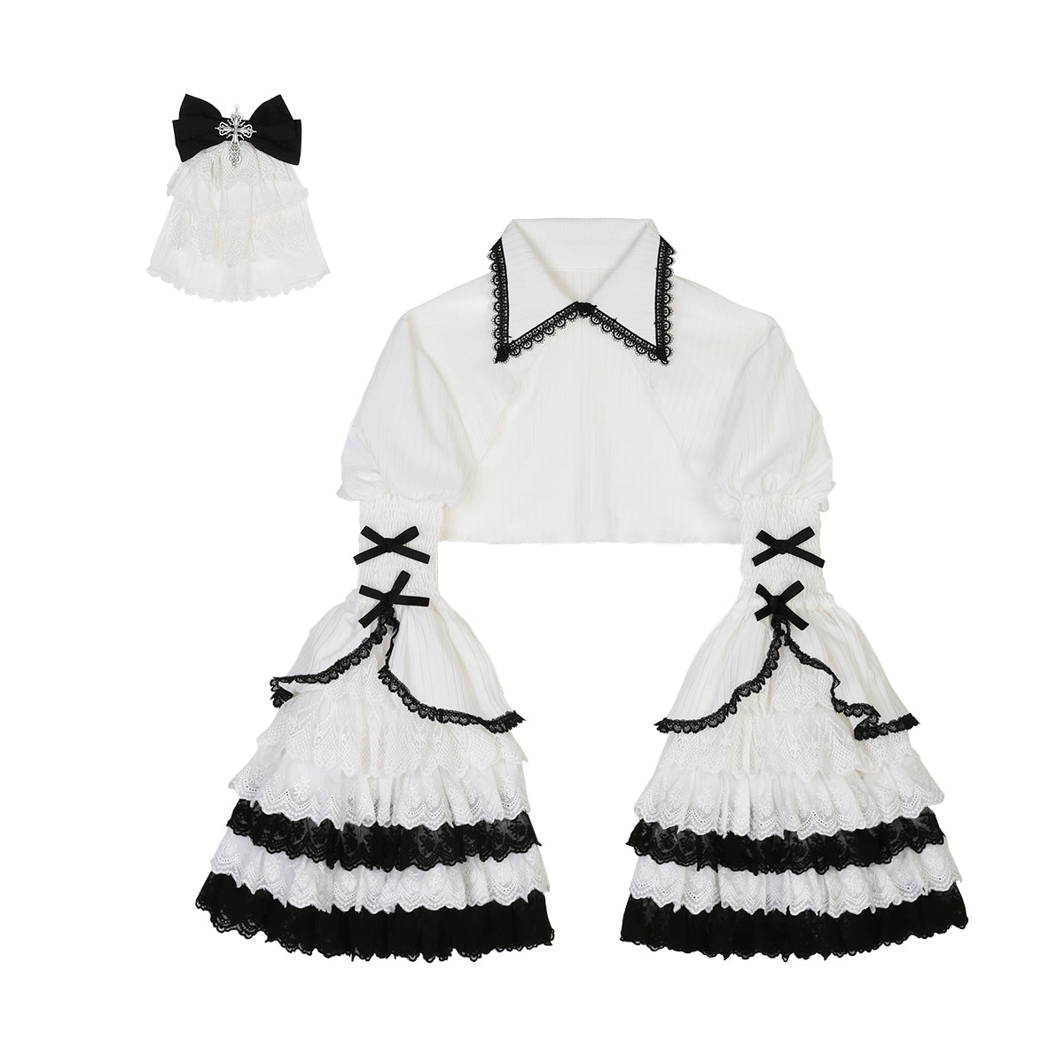 Black Witch Elegant Gothic Lolita Jumper Skirt