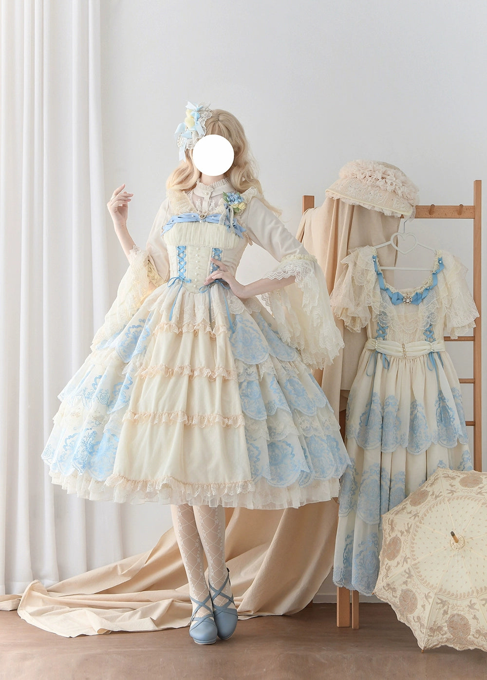 【受注予約9/25まで】Noble Garden 姫袖ブラウス