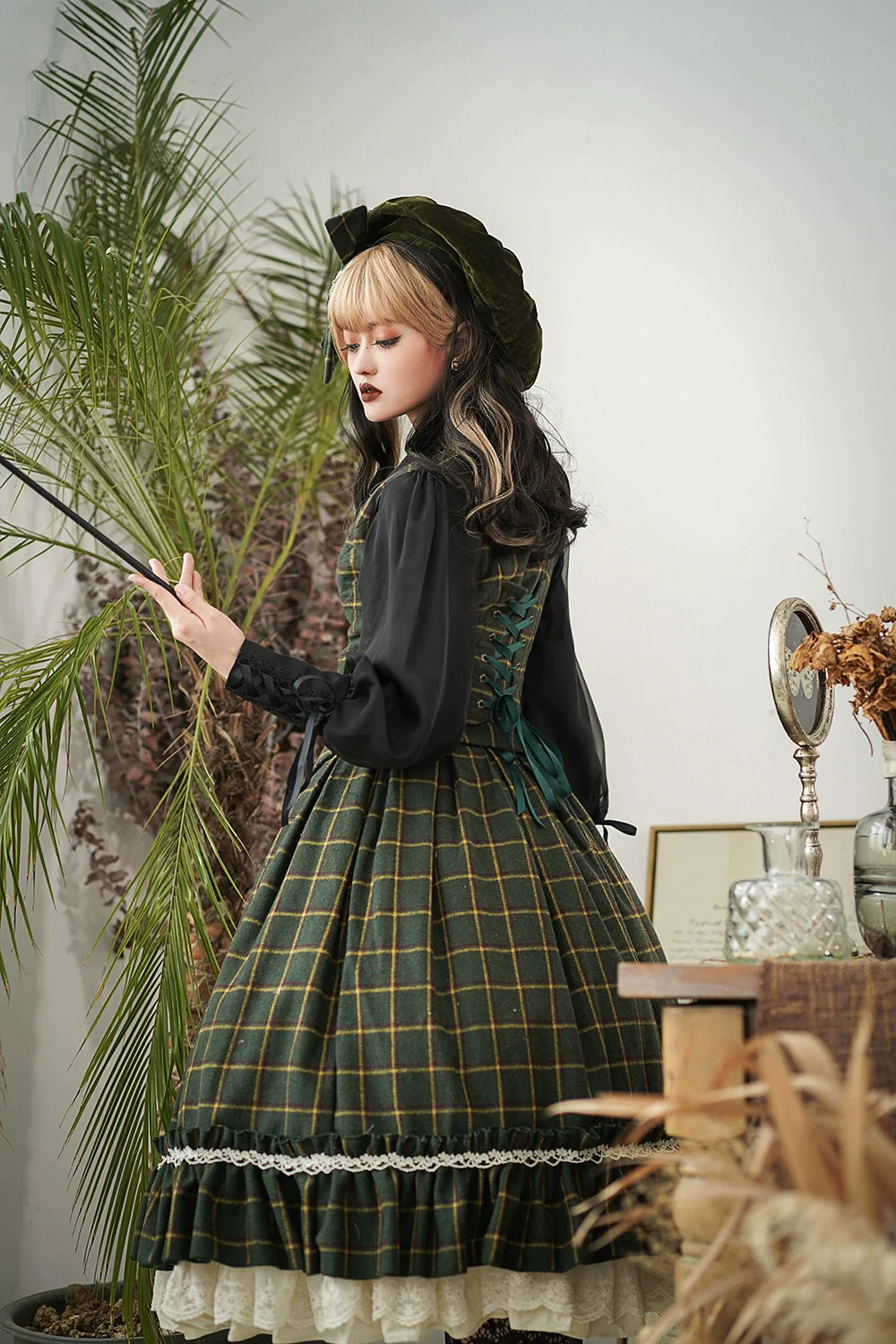 [Pre-order] British Classical Lolita Warm Check Vest