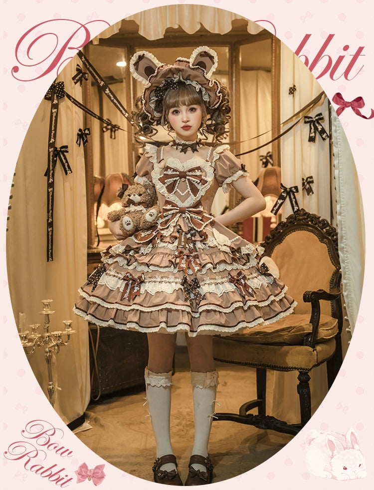 【受注予約6/11まで】Bow Rabbit スペシャルワンピース・全4色