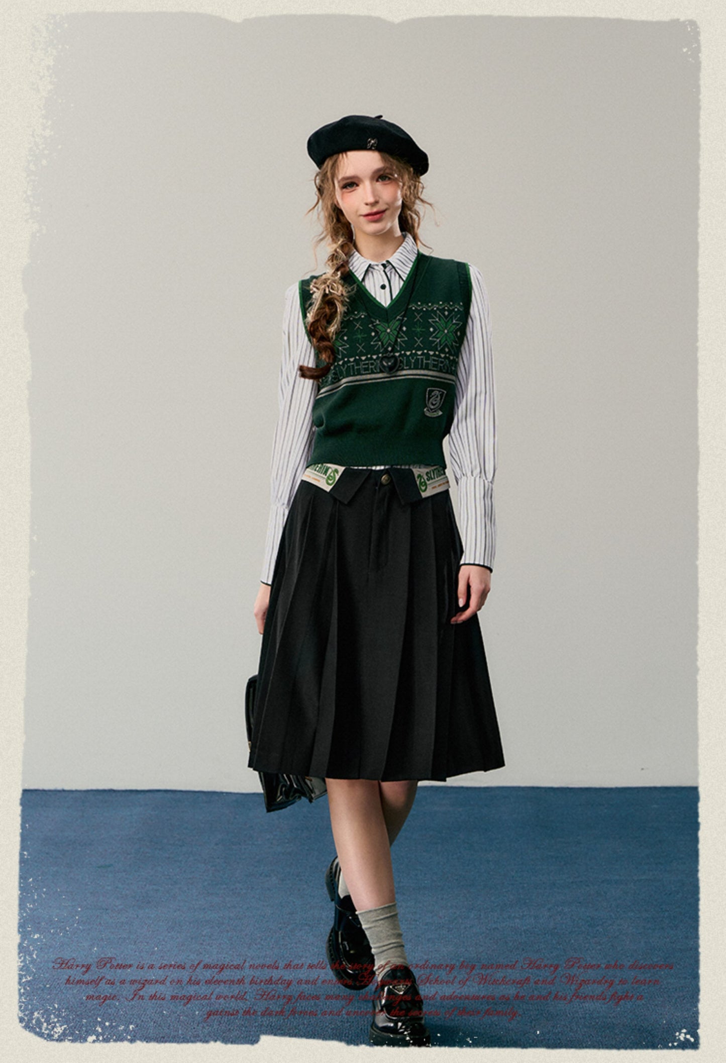 [Pre-order] Hogwarts School of Witchcraft and Wizardry Folded Pleated Skirt