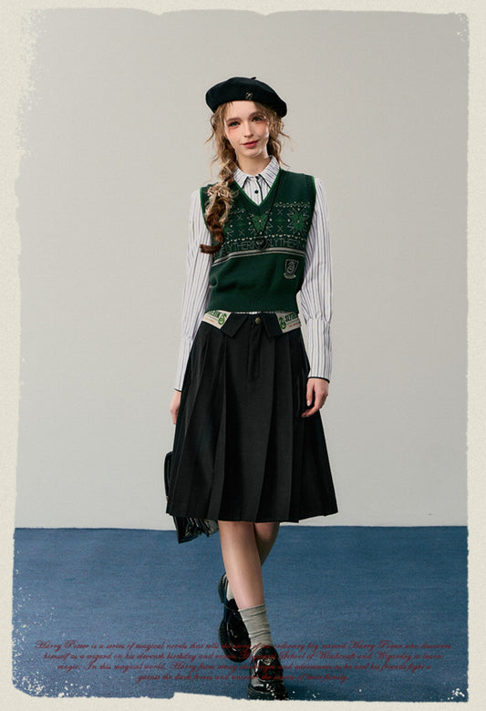 [Pre-order] Hogwarts School of Witchcraft and Wizardry Folded Pleated Skirt