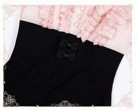 Miss Laura ドッキングワンピース・ロング丈