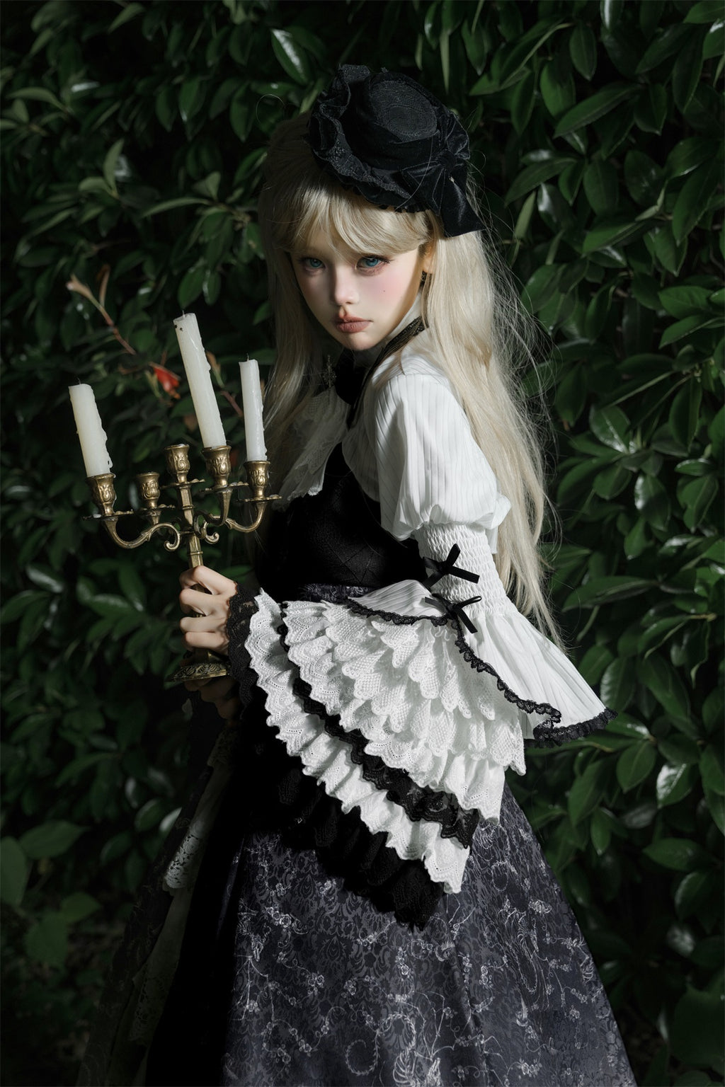 Black Witch Elegant Gothic Lolita Jumper Skirt