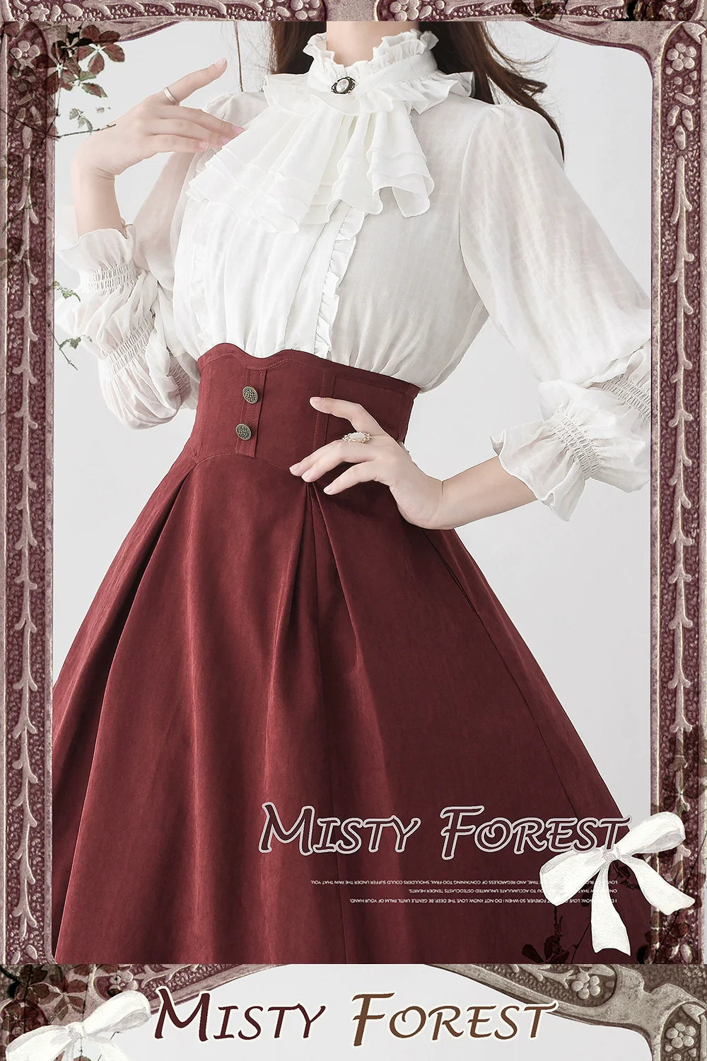 Misty Forest クラシカルベストとスカート 全４色