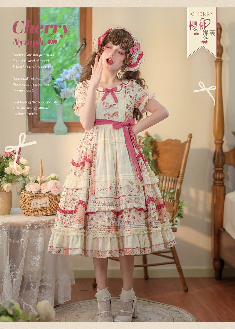 Cherry Nympf Frill Dress