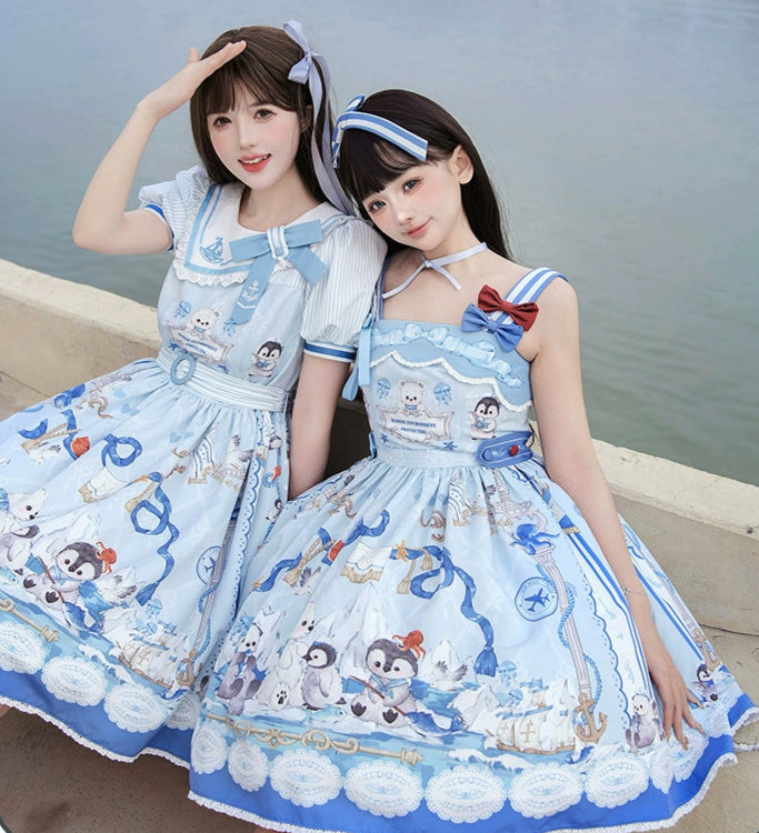 Penguin Navy マリンスタイルジャンパースカート