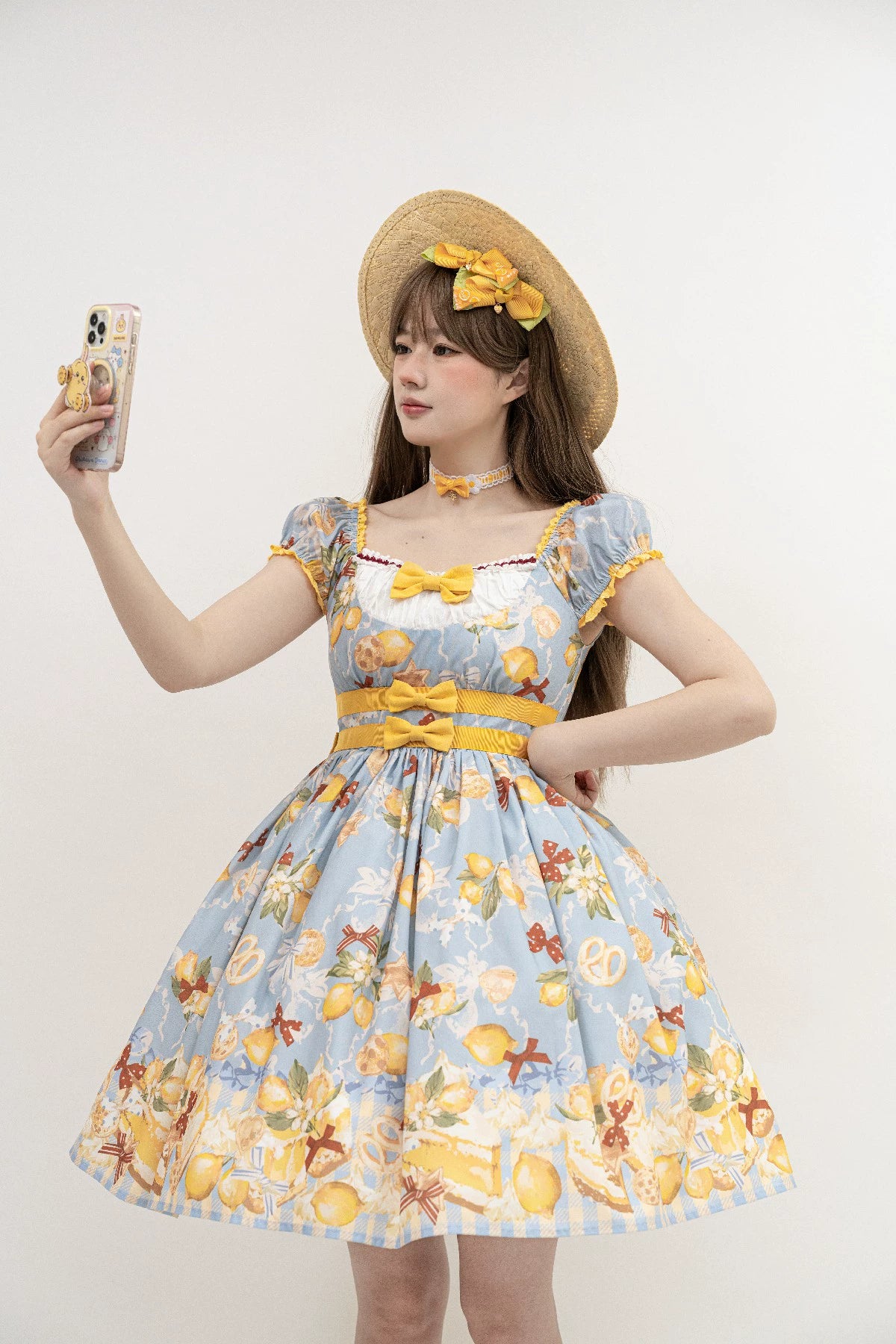 【受注予約6/26まで】Lemon Biscuit プリントワンピース