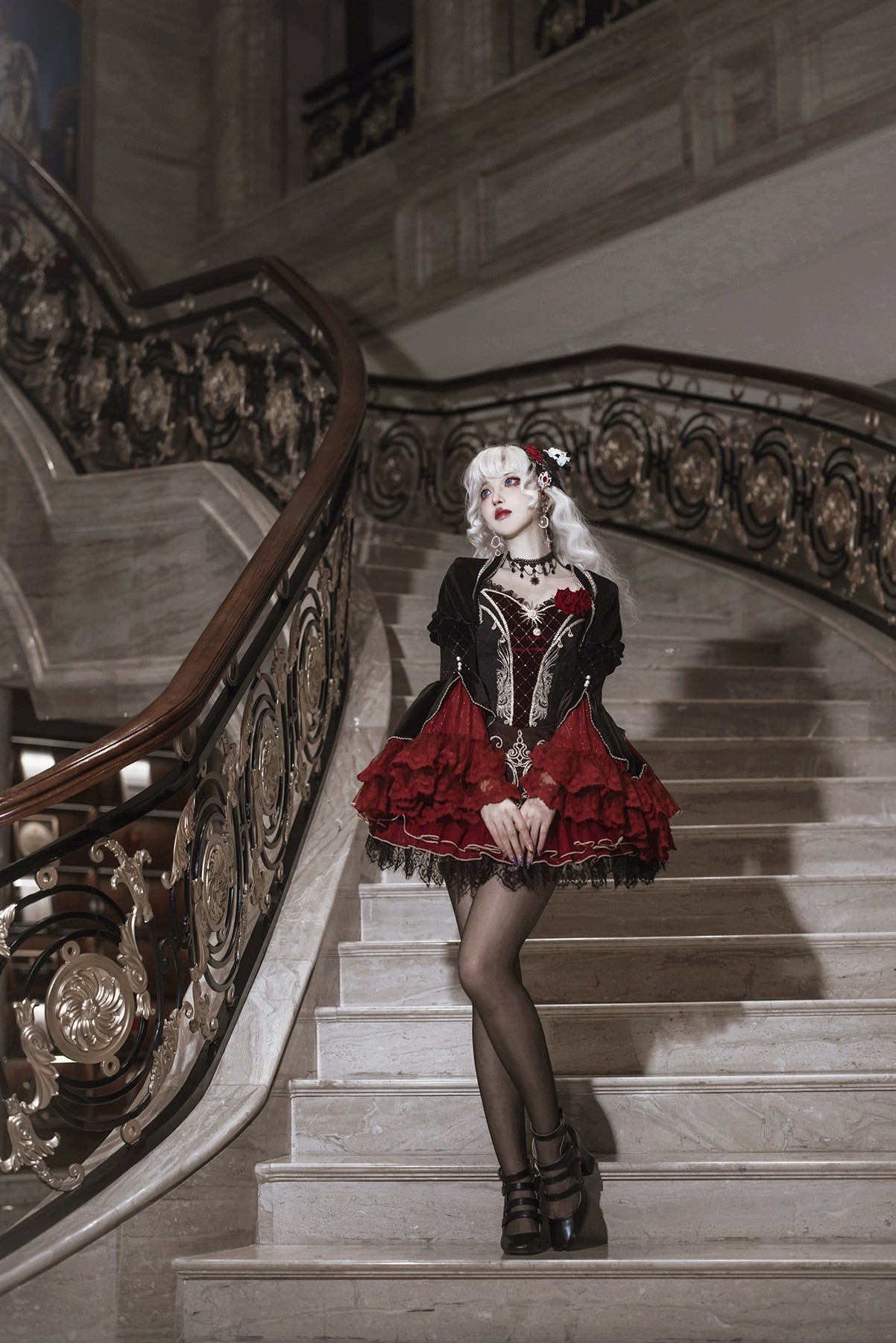 Bloodmoon Gothic Lolita Jumper Skirt