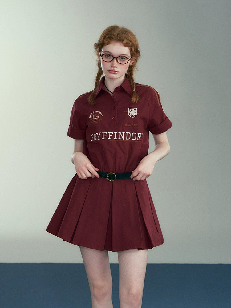 [Pre-order] Hogwarts School of Witchcraft and Wizardry Low-waist shirt dress