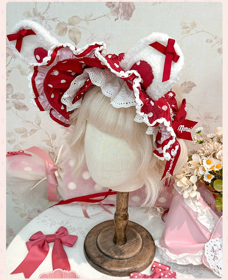 同時購入のみ【受注予約6/11まで】Bow Rabbit ボンネット