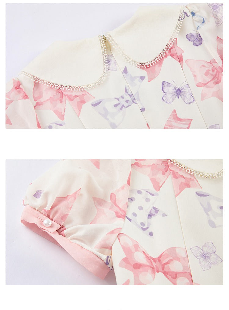 [Pre-orders available until 2/10] Ribbon Eternal Garden Short Sleeve Dress