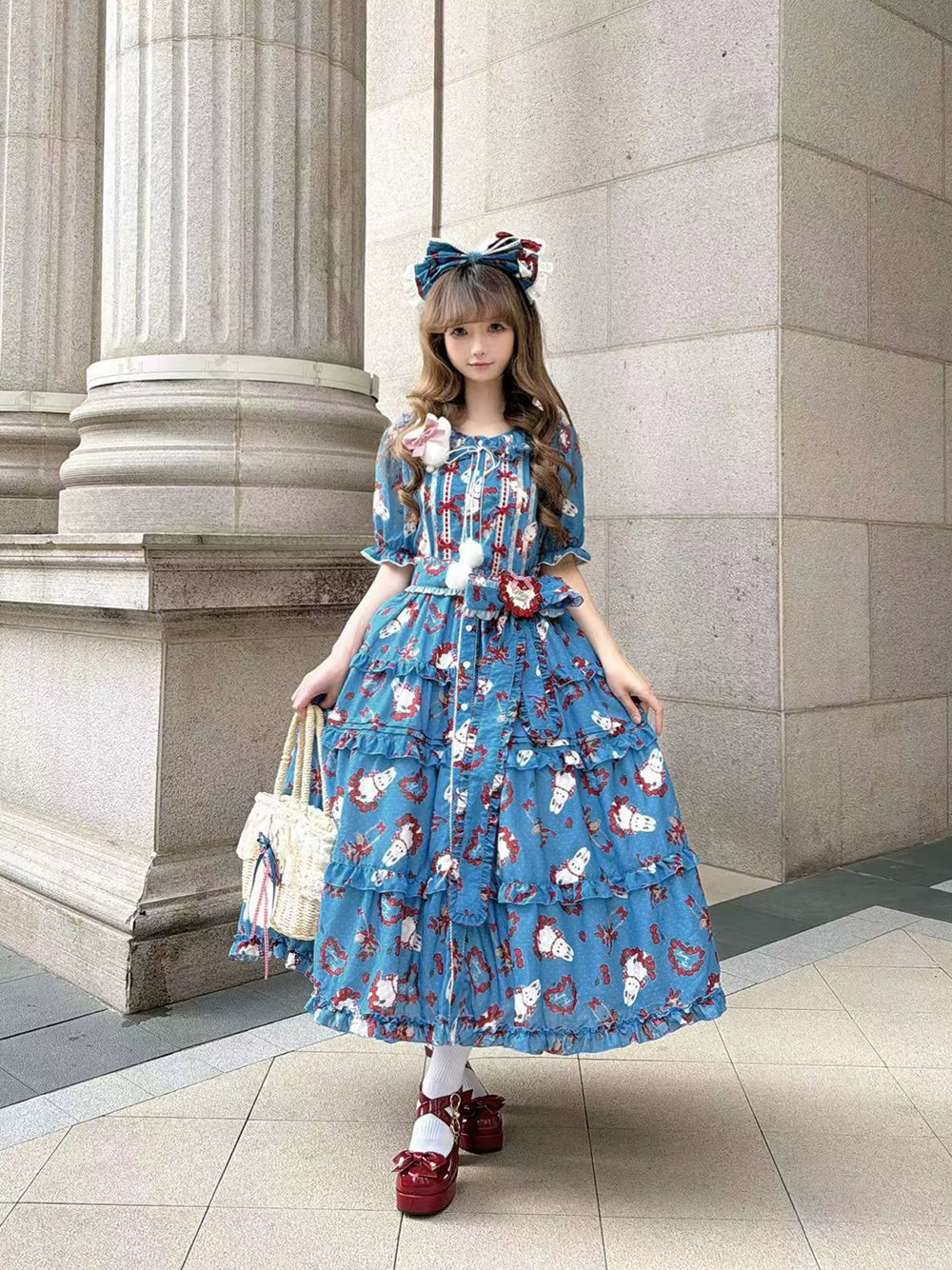 【予約販売】Sweet Berry Rabbit 半袖ワンピース