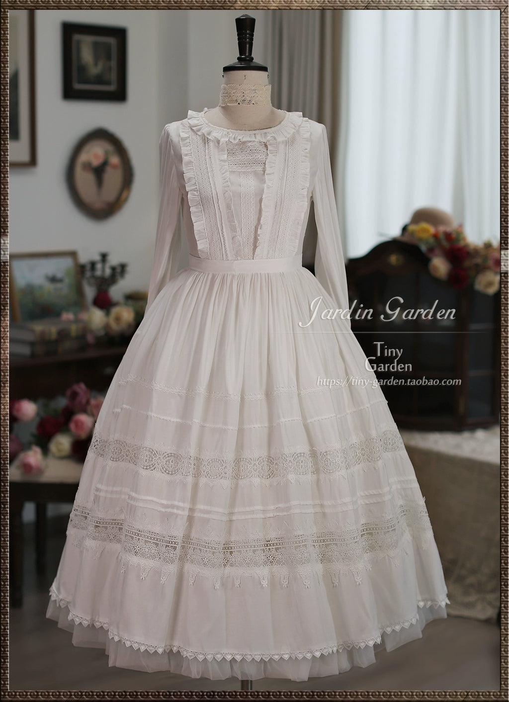 [Pre-order] Spring Whisper Classical Dress, Long Sleeve Type