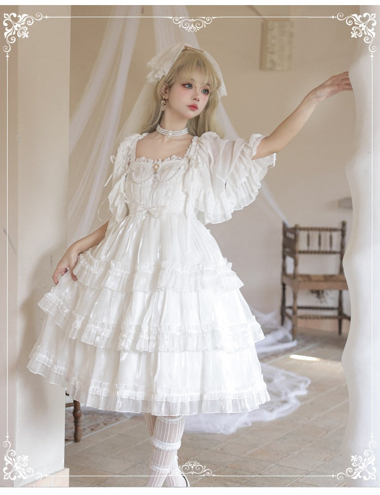 Maiden's Holiday Pearl Puff Jumper Skirt All 6 Colors
