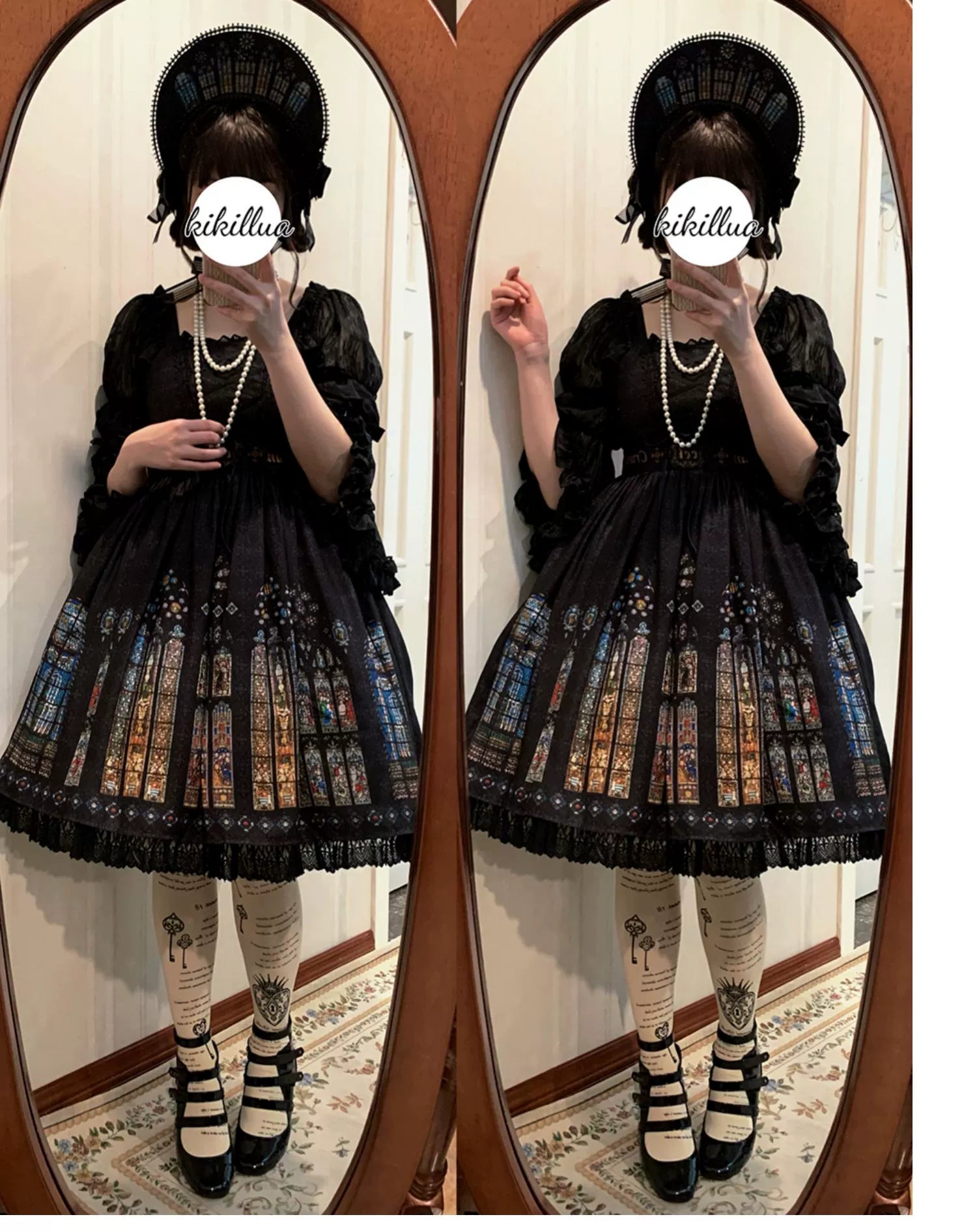 [Pre-orders available until 2/10] The Holy Cross Short-length jumper skirt with detachable collar