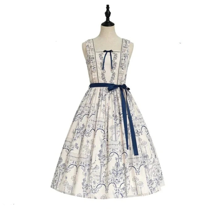Opera Theater printed tank dress
