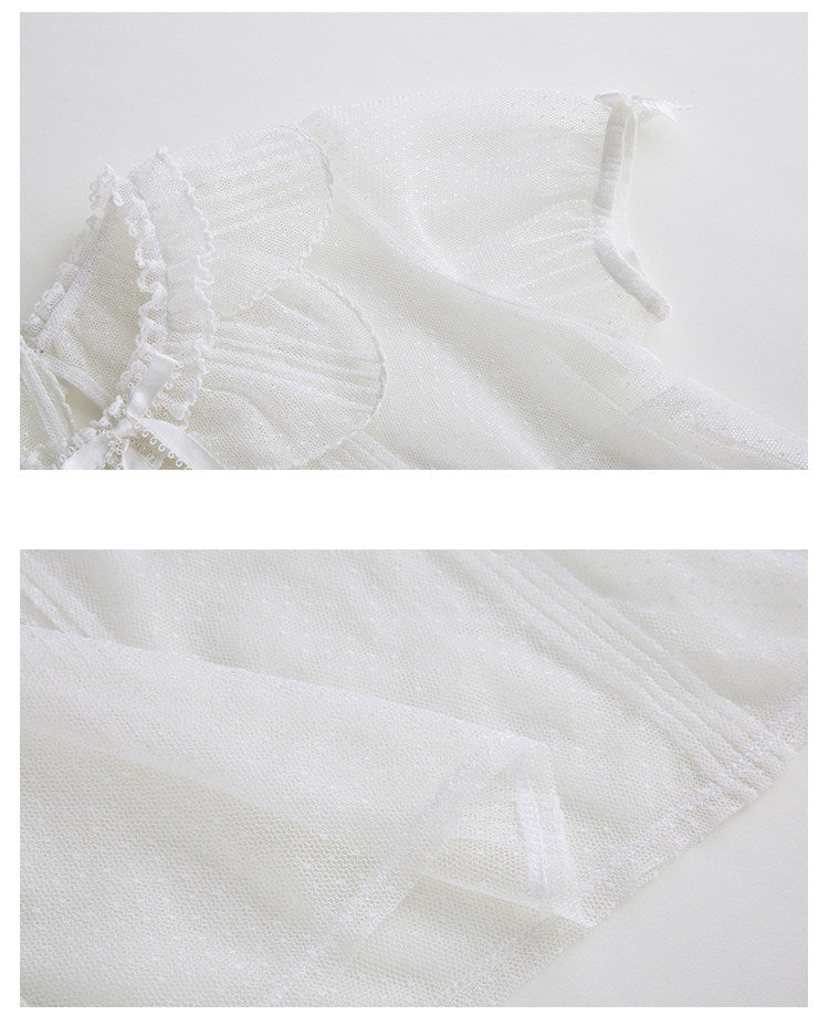 【受注予約1/15まで】春桜2.0 半袖シアーブラウス