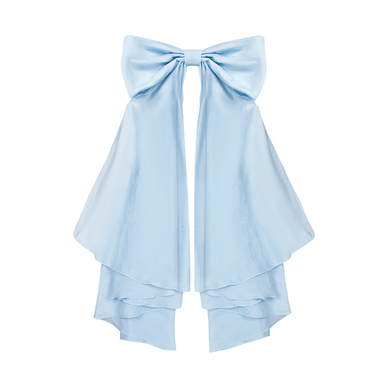 【予約販売】Sea Salt Iced Tea ライトブルージャガードワンピースセット・ショート丈