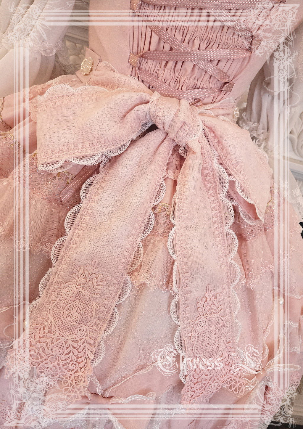 Holy Jewel ribbon and lace princess dress