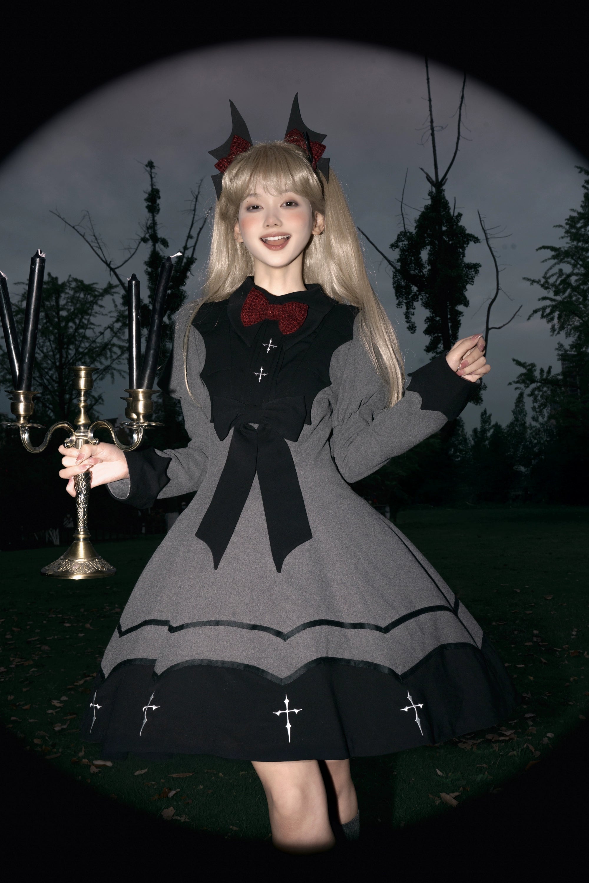 【受注予約6/29まで】Vampire Girl 蝙蝠ワンピース