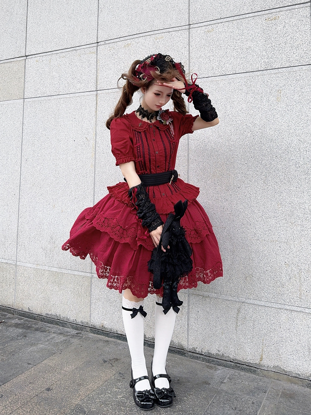 [Pre-order] Forest Rondo Lace Layer Skirt, 2-layer type