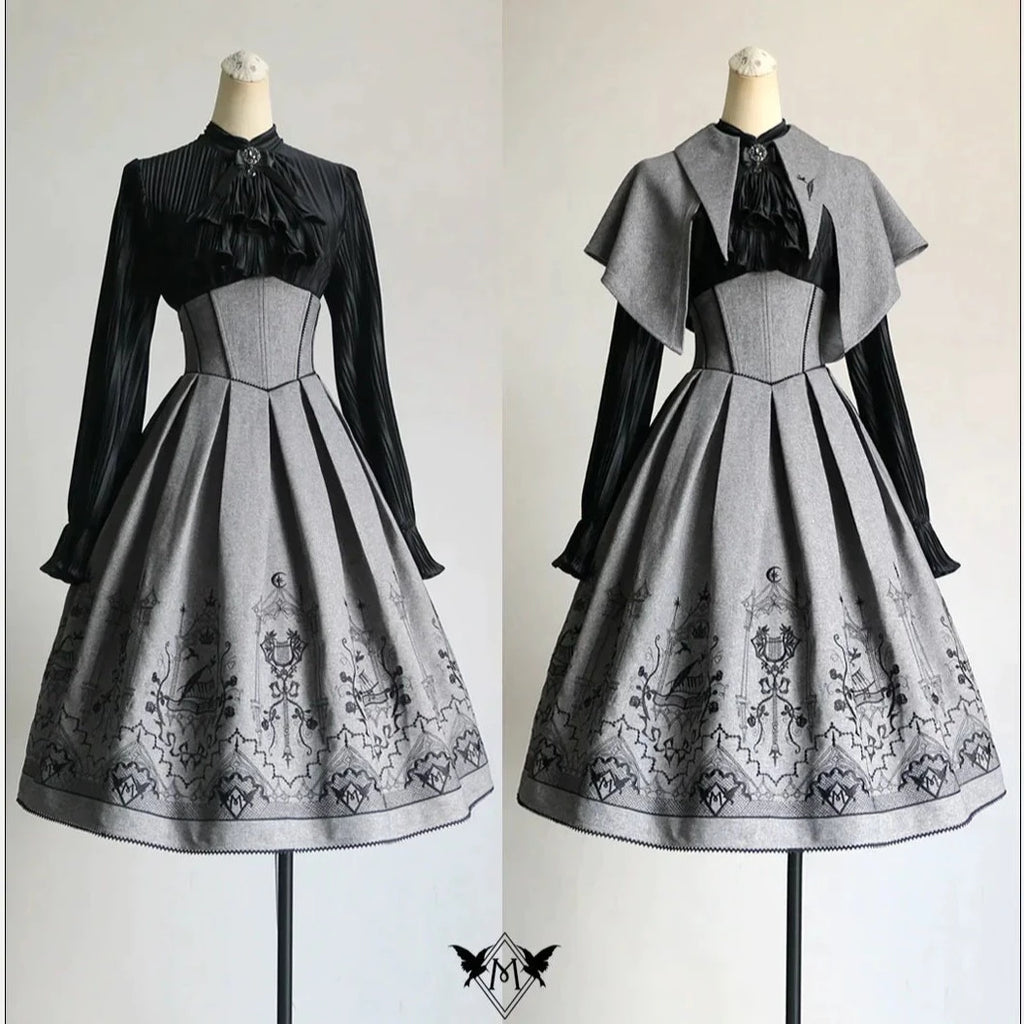 Lyra Theatre High Waist Skirt (Embroidered)