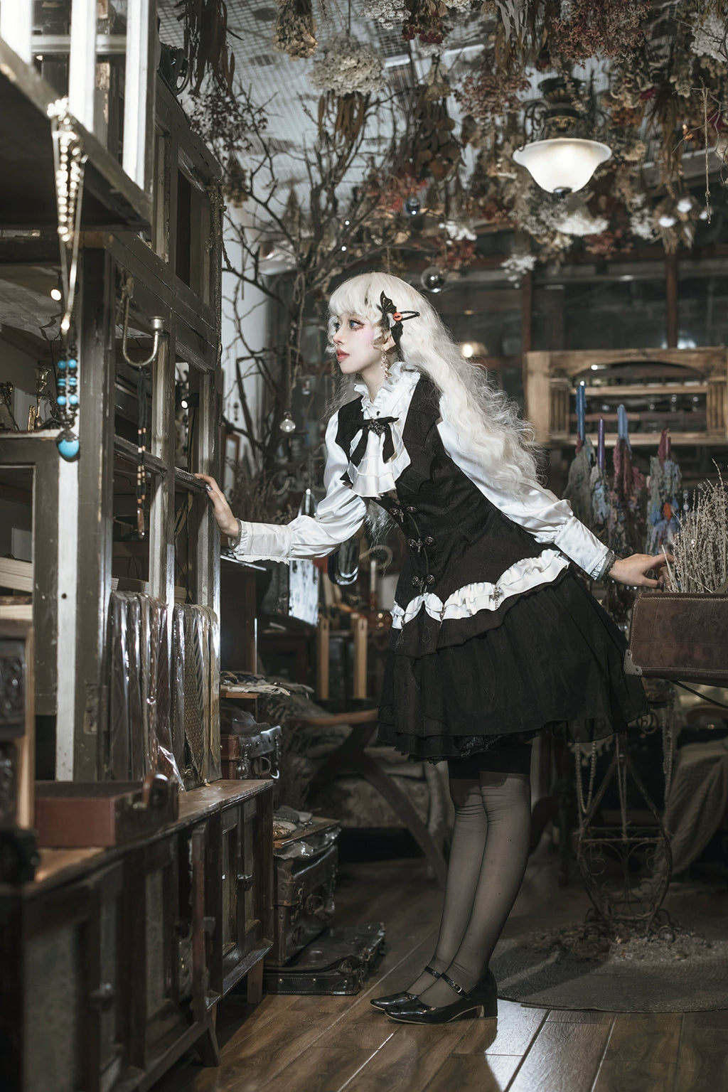 Bloodline Baron Spider Web Skirt 3-Piece Set