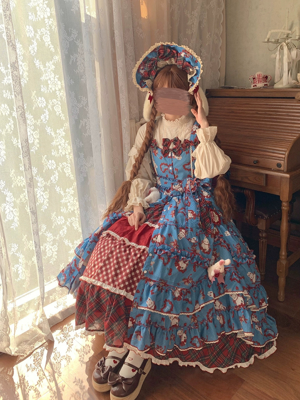 【予約販売】Sweet Berry Rabbit ジャンパースカート