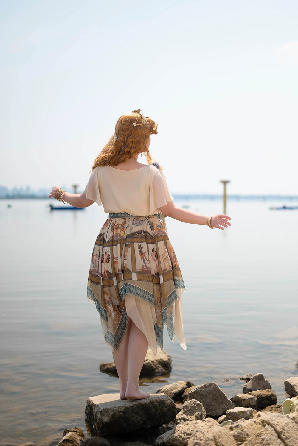 【受注予約6/12まで】Papyrus Storyイレギュラーヘムワンピース