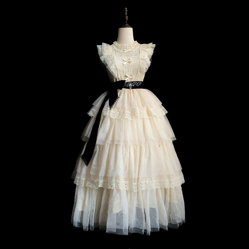 [Pre-order] Forest Fairy 4-tiered ruffle dress