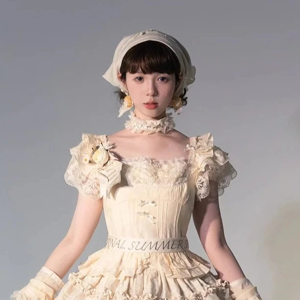 [Only available when purchased together] Fourteen-line poems Head dresses, hats, cloth belts, corsages and other accessories