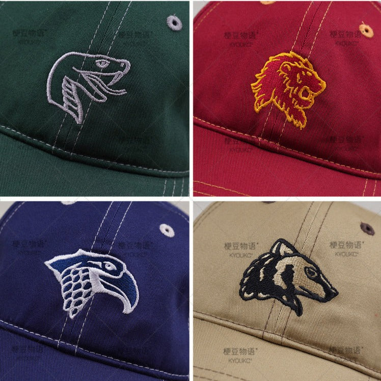 Hogwarts School of Witchcraft and Wizardry cap [dormitory color]