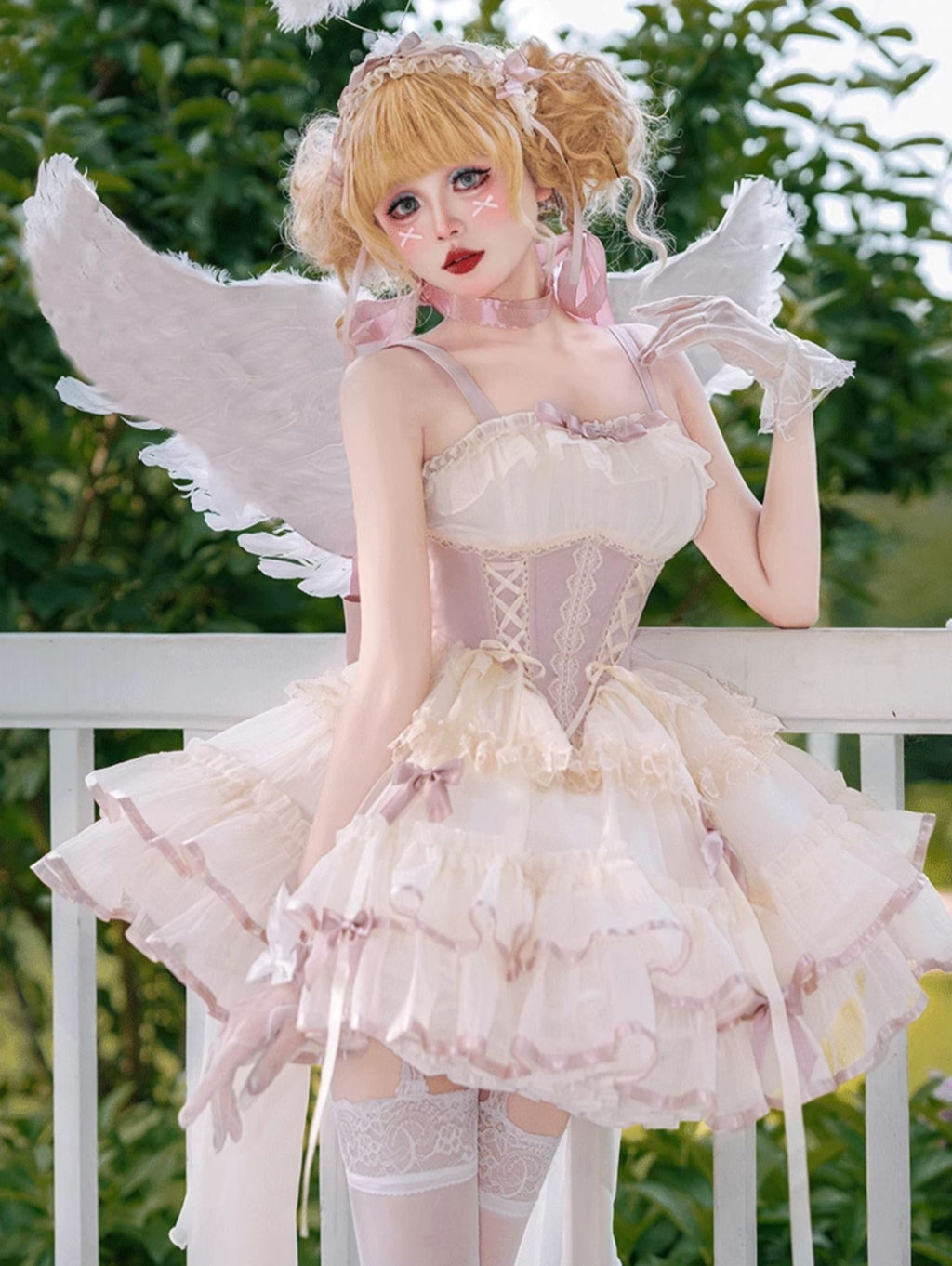 【予約販売】Fairy Garden バレエ風ショートドレス 新色追加