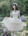Forest Fairy Design Lace Jumper Skirt