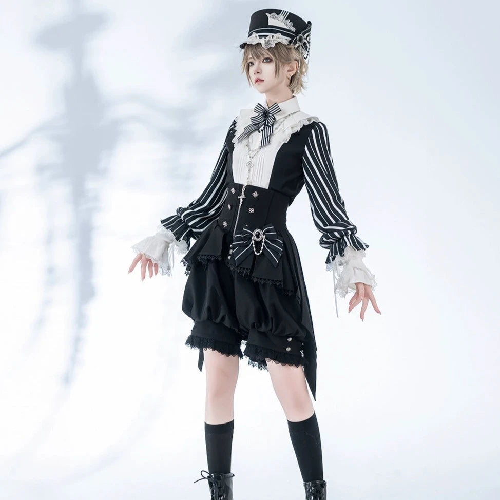 【予約販売】Marvelous Trick 皇子系ブラックショートパンツ