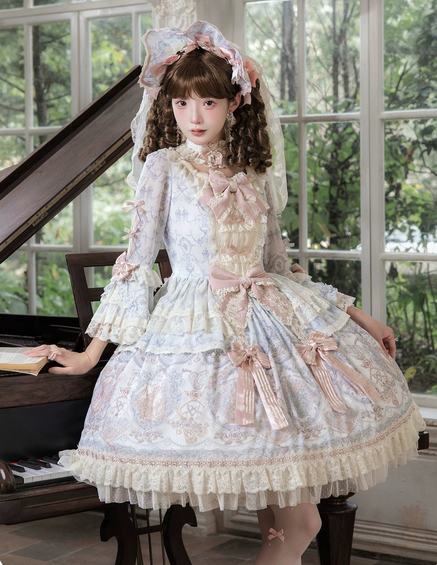 【受注予約9/13まで】Rose Aroma エレガントドレス