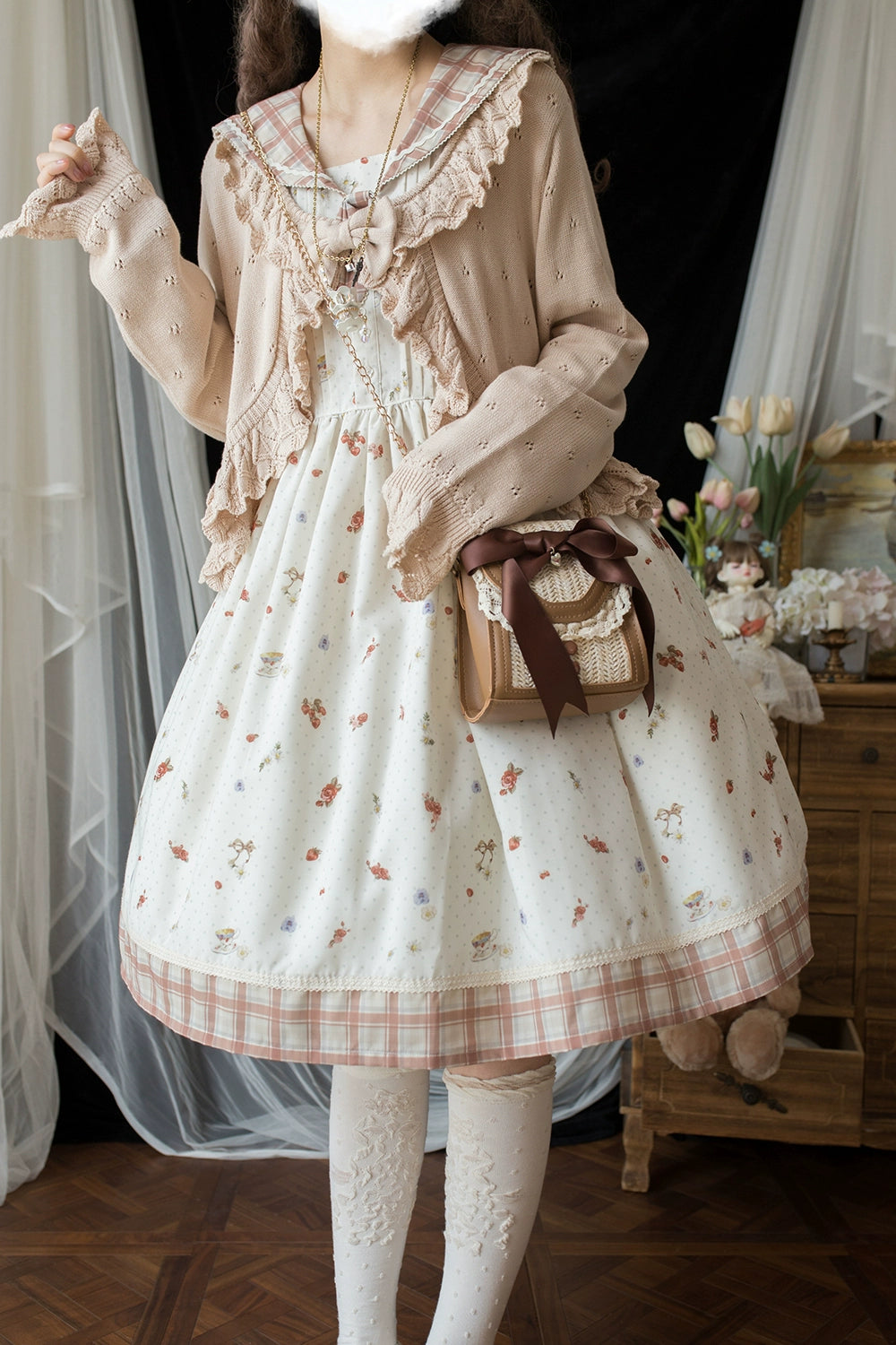 [Pre-orders available until 9/24] Autumn Pleasure Sailor Collar Dress