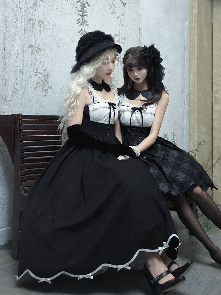 Silent Heart チェック柄ショート丈ジャンパースカートとジャケット